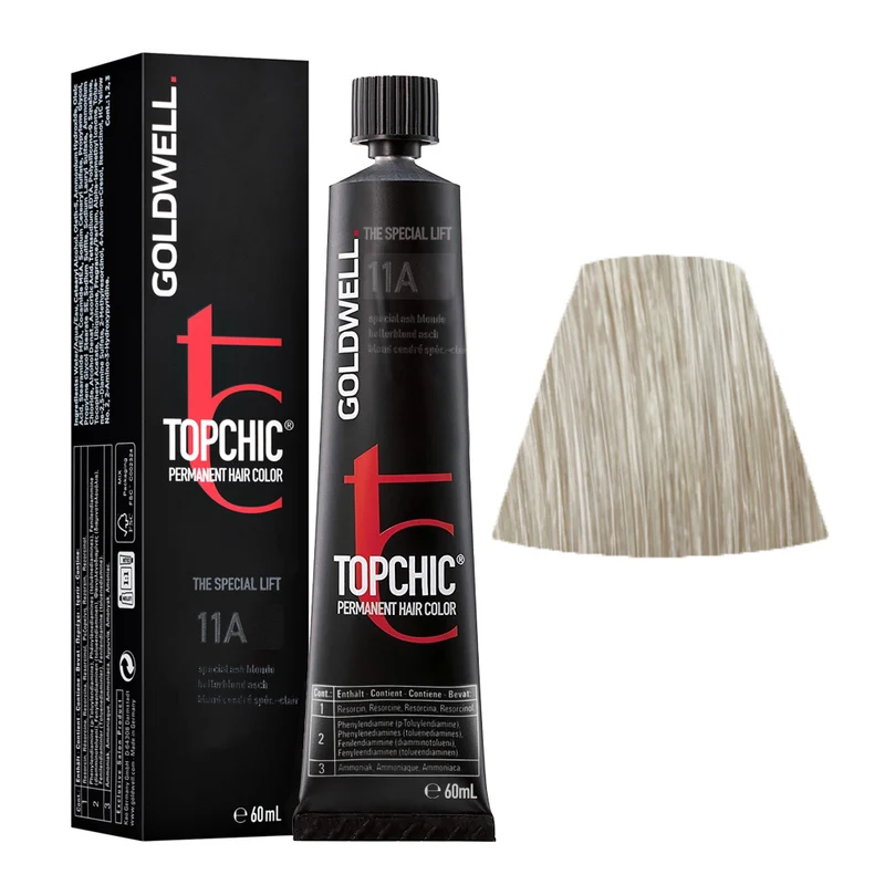 Goldwell Topchic Tube 11A Blond Clair Cendré 250gr - coloration permanente en tube