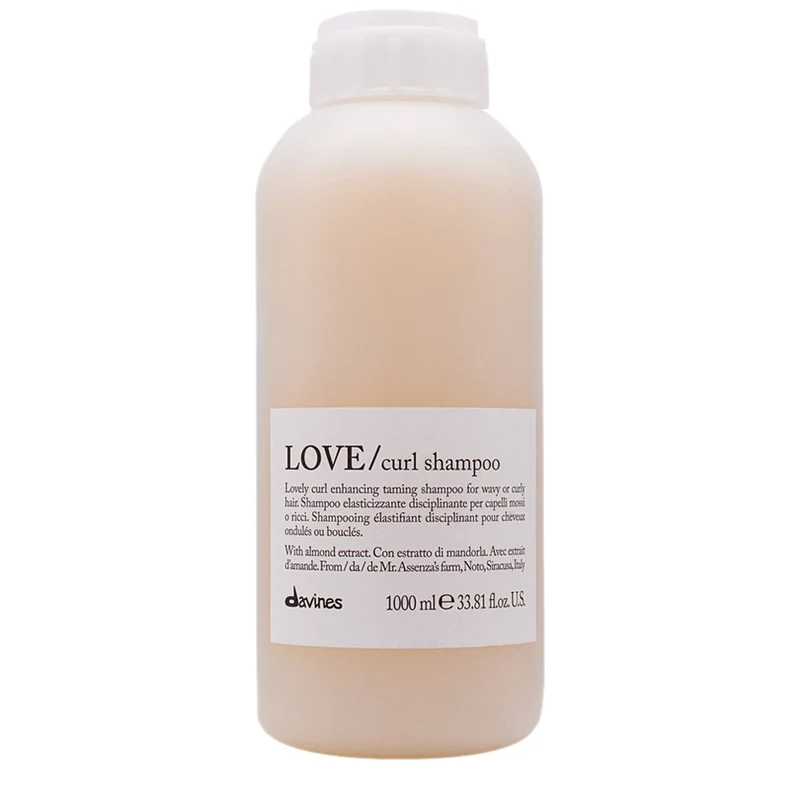 Shampoing Davines Essential HairCare Love Curl 1000 ml - shampoing élastifiant cheveux bouclés ou ondulés