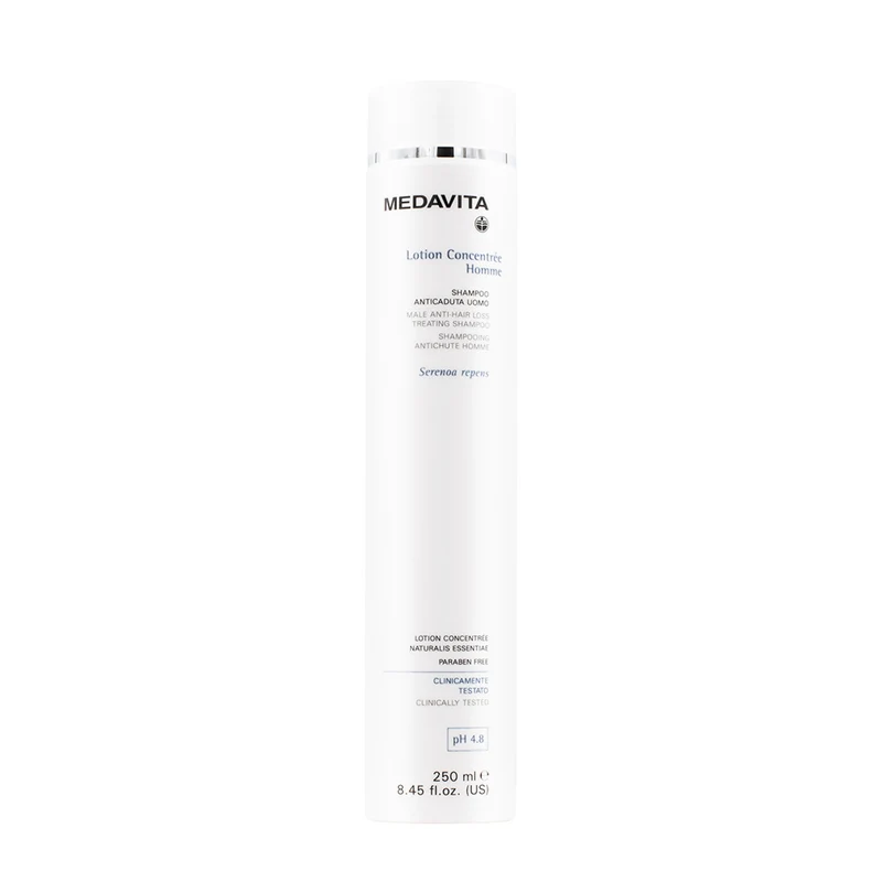 Medavita Cute Lotion Concentrée Homme Anti Hair Loss Treating Shampoo 250ml - shampooing anti-chute homme pH 4.8