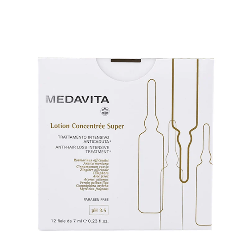 Medavita Cute Lotion Concentrée Super Anti Hair Loss Intensive Treatment 12x7ml - traitement anti-chute intensif super