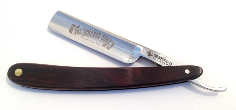Col. Conk Cocobolo Wood 5/8" Str Razor