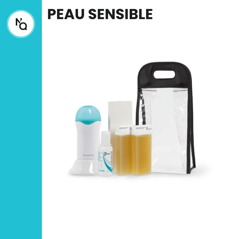 KIT D'ÉPILATION PEAU SENSIBLE