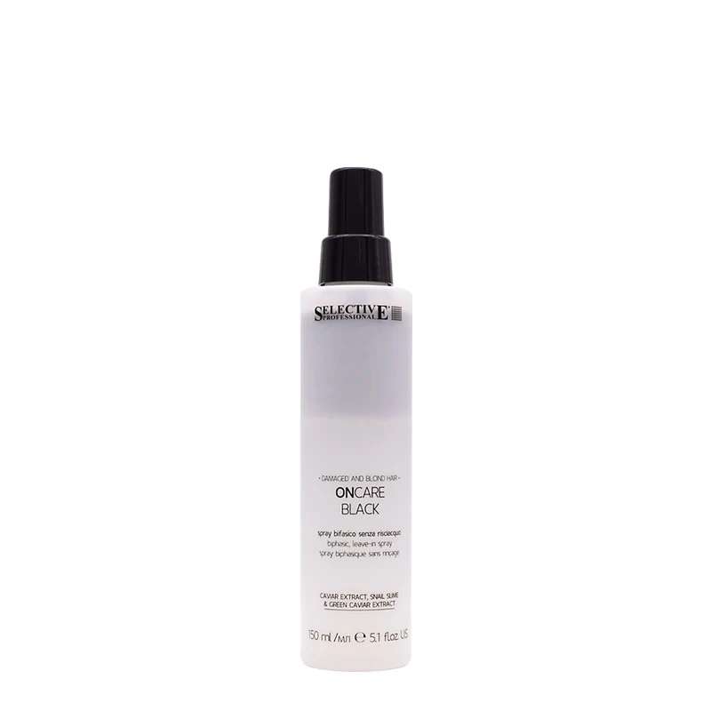 Selective Professional On Care Black Biphasic Spray 150ml - spray régénérant sans rinçage
