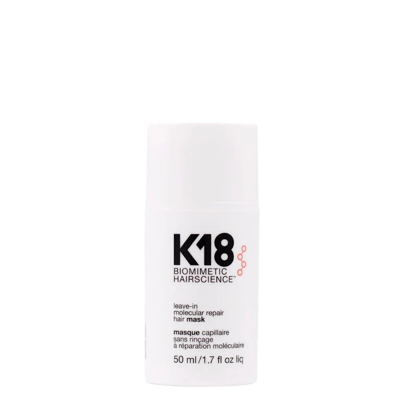 K18 Leave-In Molecular Repair Hair Mask 50ml - traitement sans rinçage pour cheveux abîmés