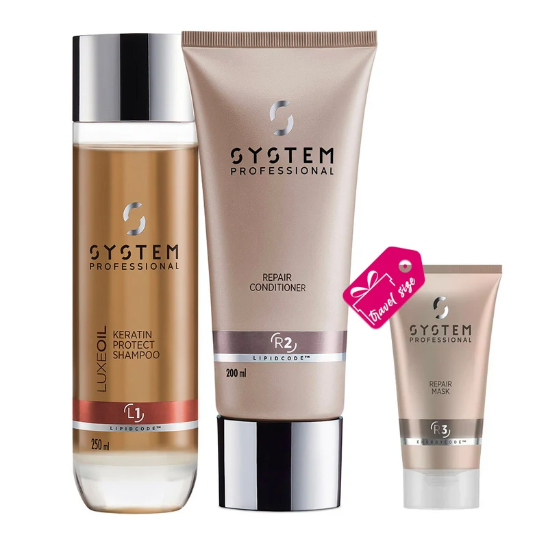 System Professional Basic Routine Pour Cheveux Endommagés