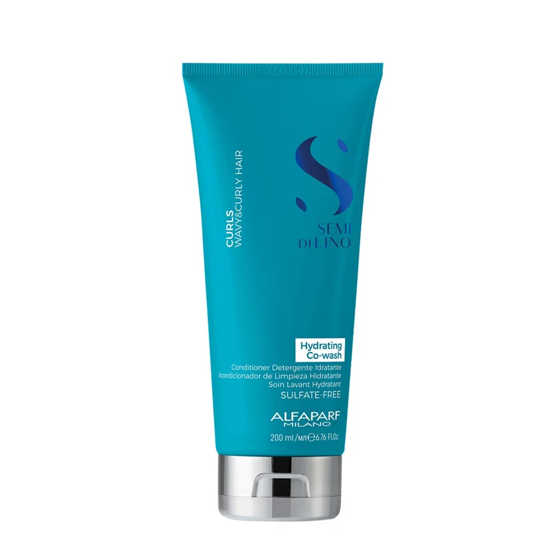 Alfaparf Milano Semi di Lino Curls Hydrating Co-Wash 200ml - conditionneur nettoyant hydratant
