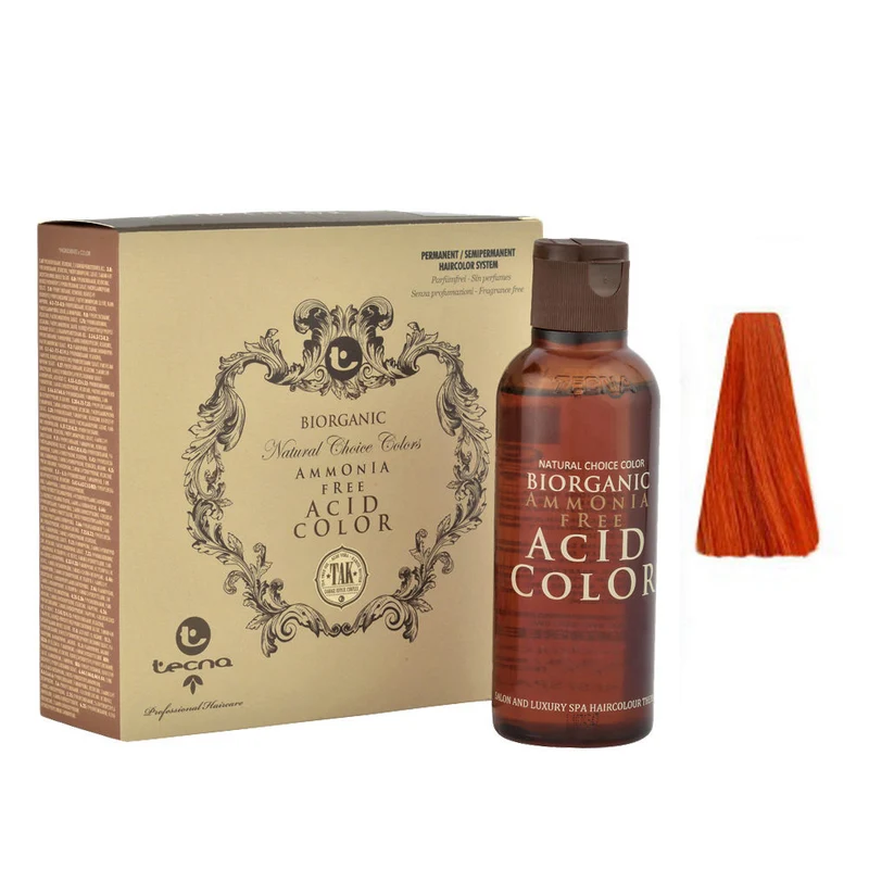 7.46 Orange Rouge Clair Tecna NCC Biorganic Acid Color 3x130ml