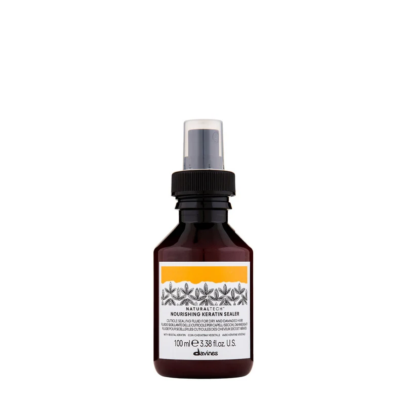 Davines Naturaltech Nourishing Keratin Sealer 100ml - fluide hydratant pour cheveux secs et abîmés