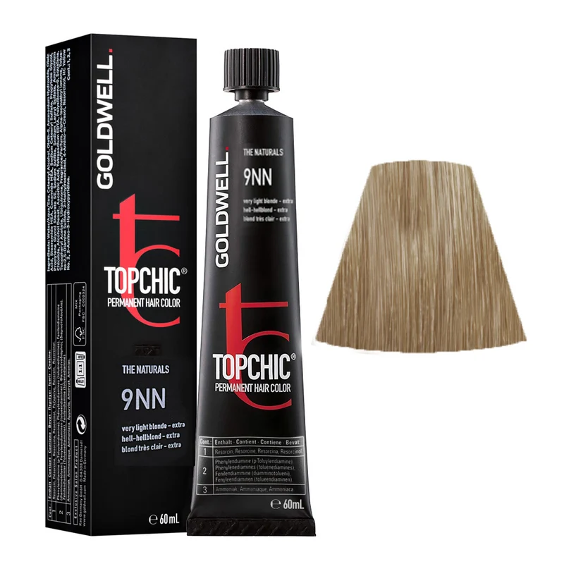 Goldwell Topchic Tube 9NN Blond Très Clair Extra 60ml - coloration permanente en tube