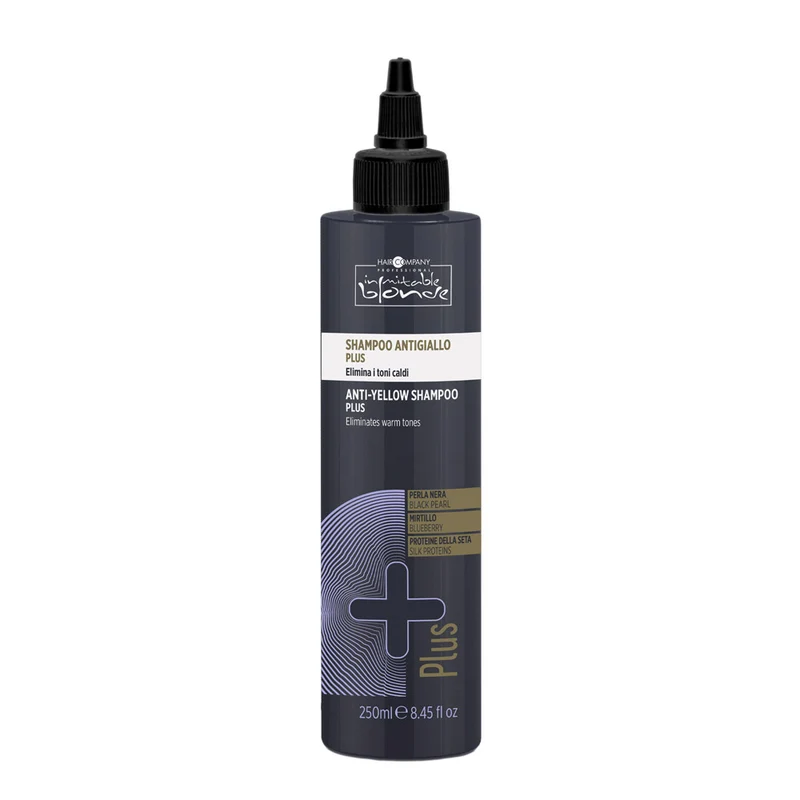 Hair Company Inimitable Blonde Anti-Yellow Shampoo Plus 250ml - shampoing anti-jaunissement plus
