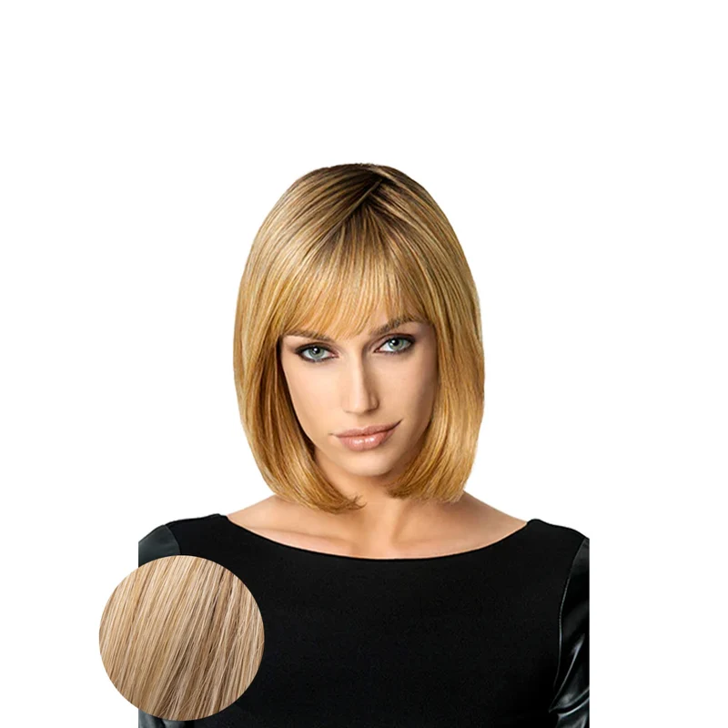 Hairdo Classic Page Perruque Blond Clair Avec Racine Brune SS1488