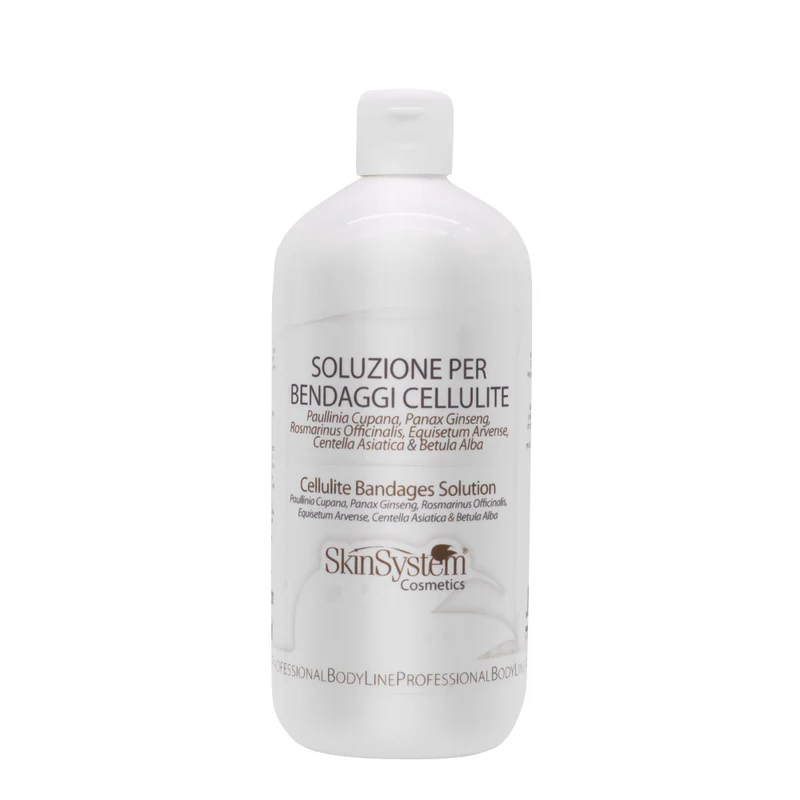 SkinSystem Cellulite Bandages Solution 500ml - solution pour enveloppements anti-cellulite