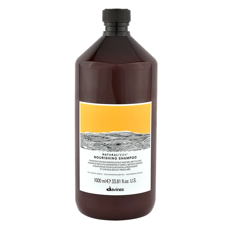 Davines Naturaltech Nourishing Shampoo 1000ml - shampoing nourrissant pour cuir chevelu et cheveux secs
