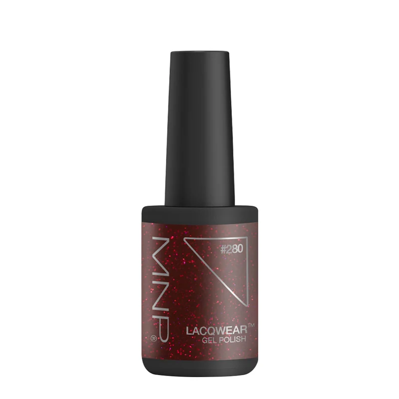Lacqwear Gel Polish 280 Black Cherry 10ml - vernis à ongles semi-permanent