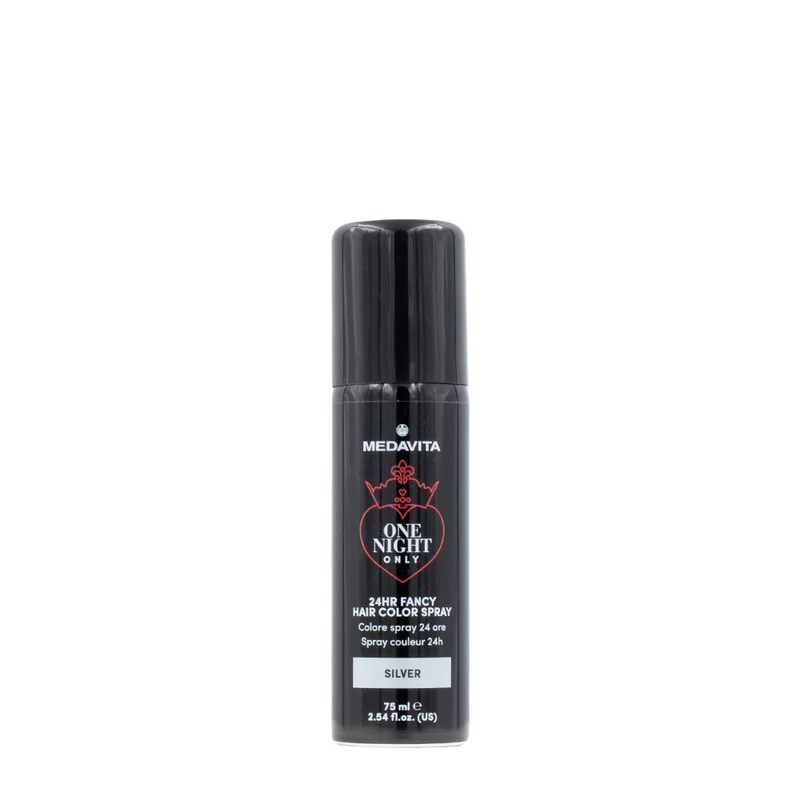 Medavita 24h Fancy Hair Color Spray Silver 75ml - spray de couleur cheveux argent