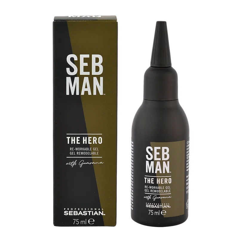 Sebastian Man The Hero Re Workable Gel 75ml - gel tenue forte