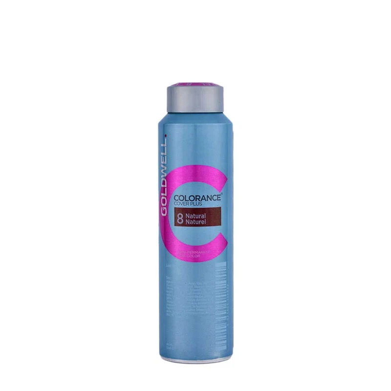 8 NATURAL Blond clair Goldwell Colorance Cover plus Naturals can 120ml