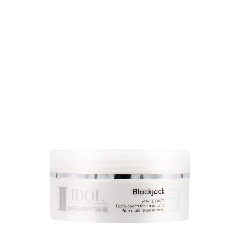 Medavita Idol Creative Blackjack Matte Paste 5 100ml - pâte mate tenue extrême