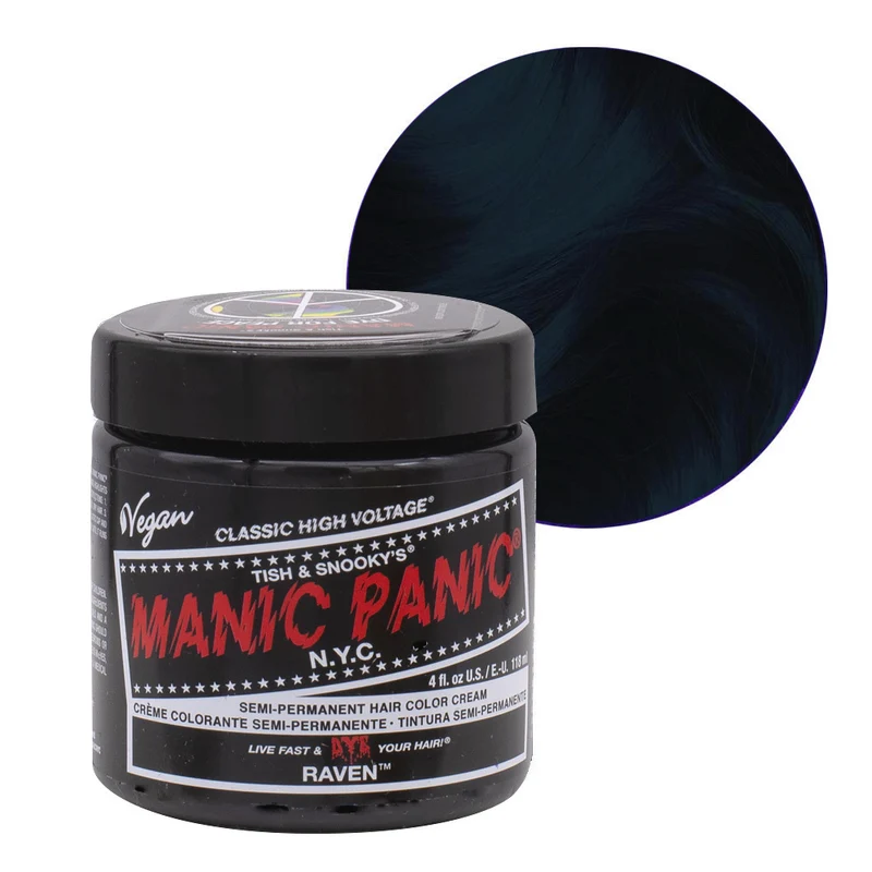 Manic Panic Raven Classic Creme 118ml - crème colorante semi-permanente