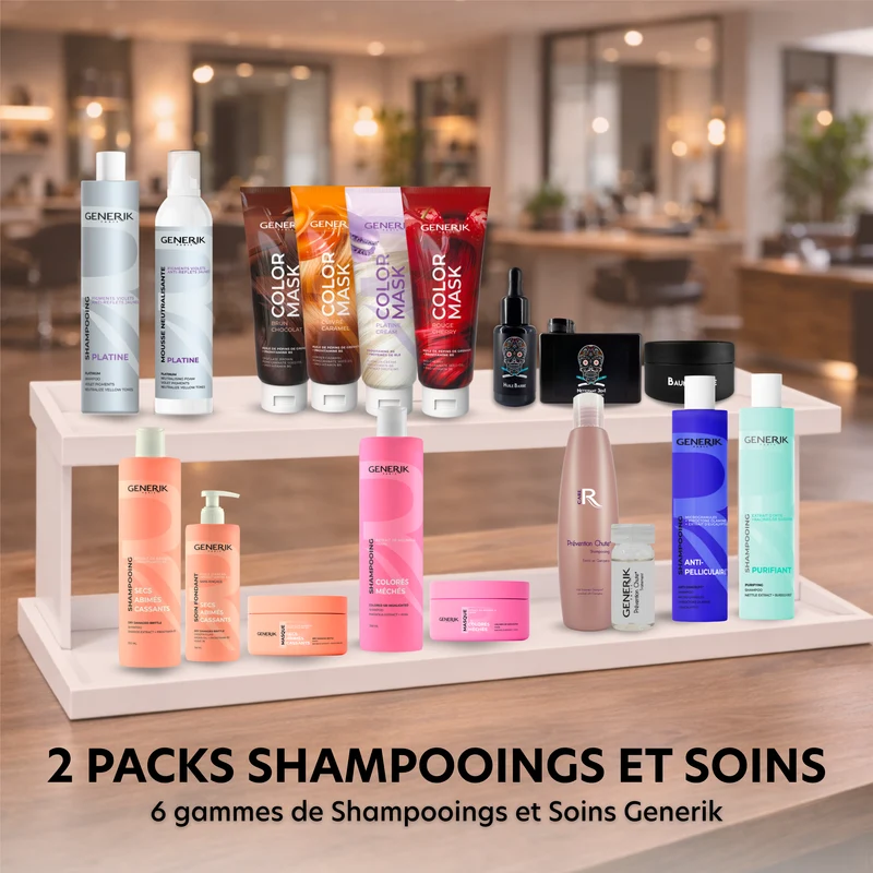 x2 Pack de Revente Shampooings & Soins - GENERIK