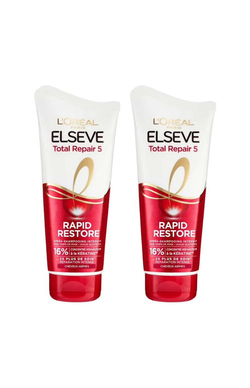 2 après-shampoings - Rapid Restore - Cheveux abimés - 180 ml