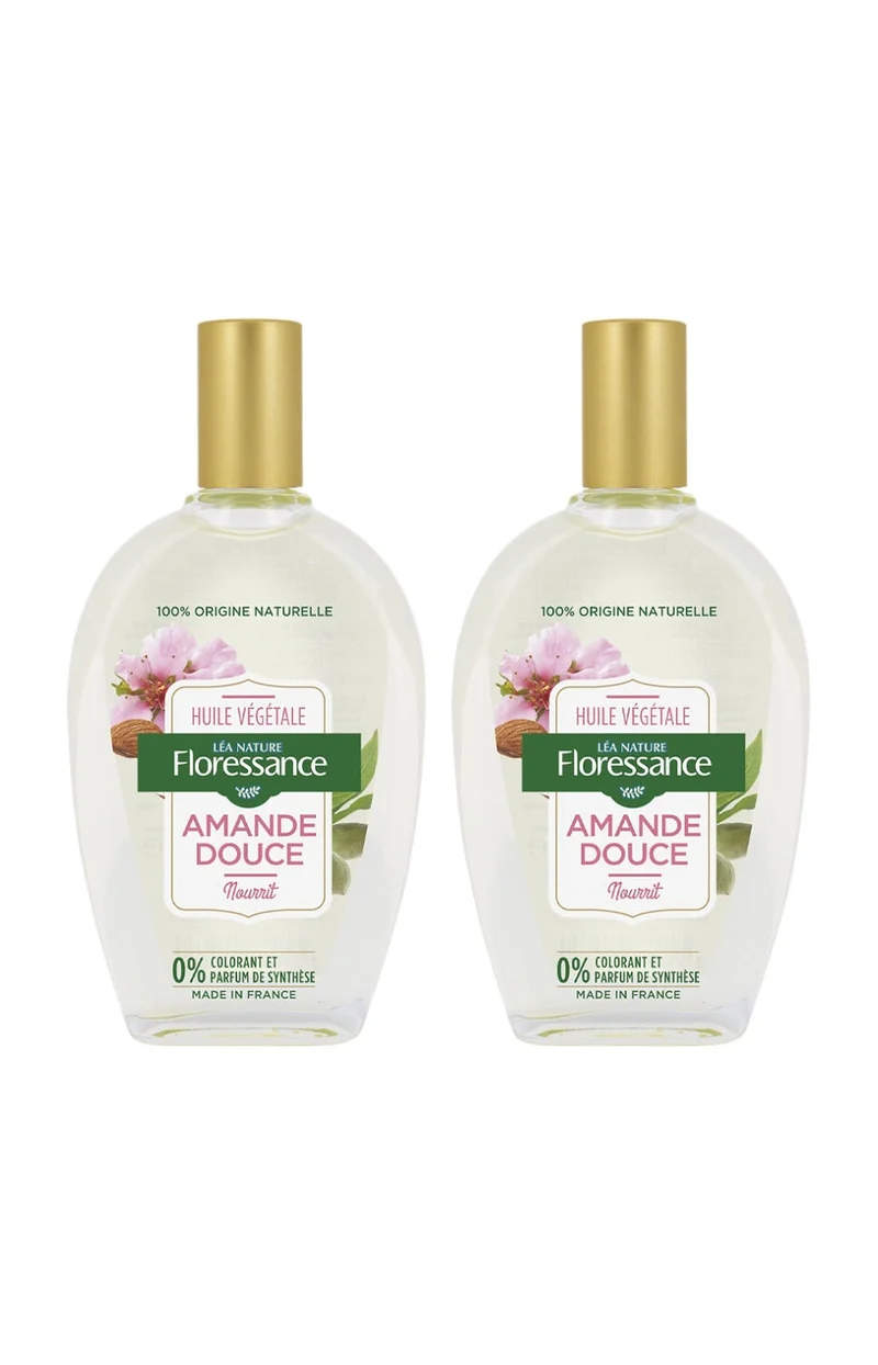 Huiles végétales d'amande douce - Visage & corps - 2 x 50 ml
