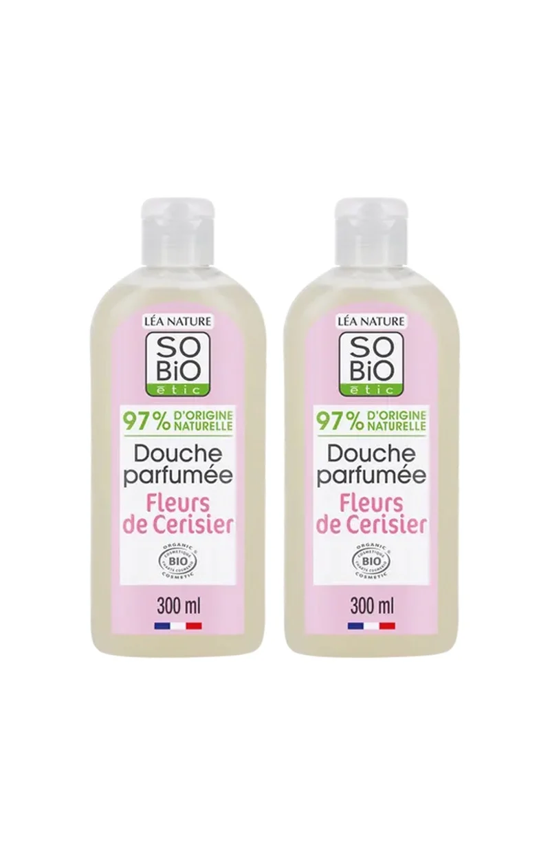 Gels douche bio - Fleurs de Cerisier - Corps - 2 x 300 ml