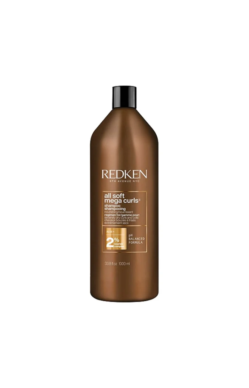 Shampoing hydratant - All Soft Mega Curls - Aloe vera - Cheveux bouclés & ondulés