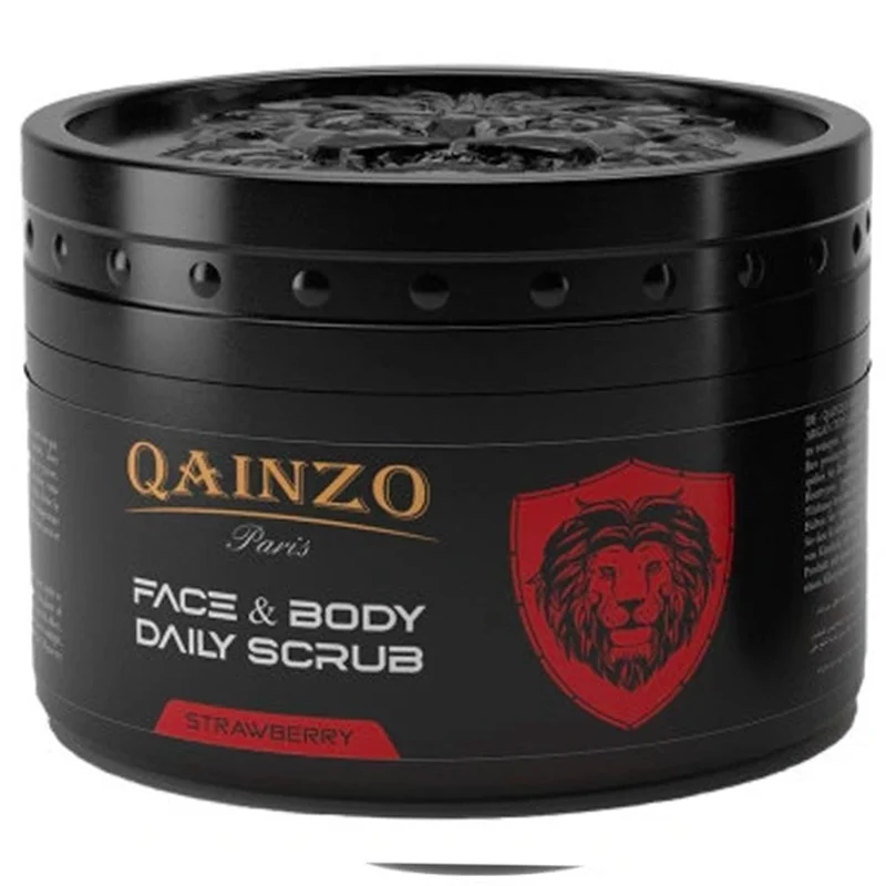 Masque Visage Gommage Fraise Scrub Qainzo 300 ML