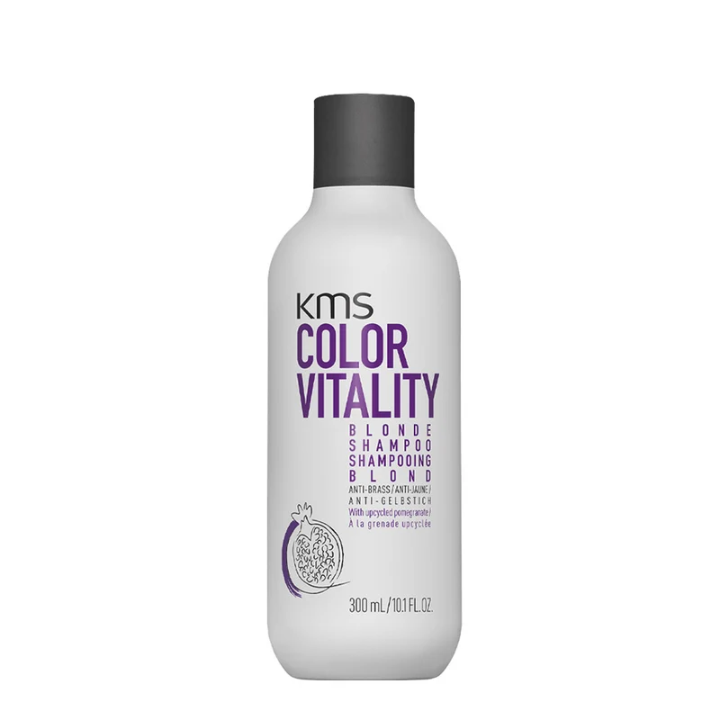 KMS Colour Vitality Blonde Shampoo 300ml - shampoing anti-jaunissement cheveux blonds