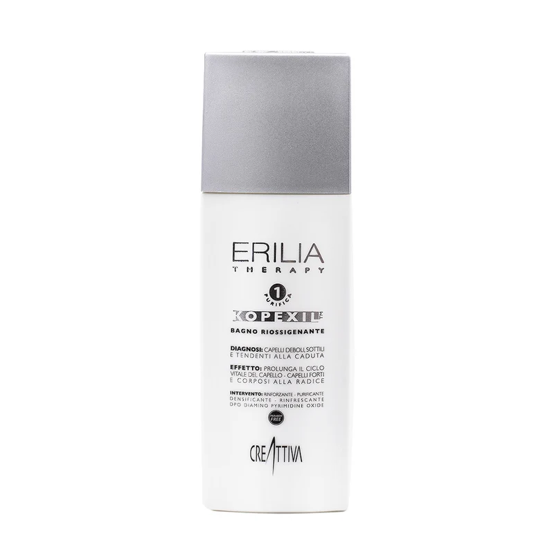 Creattiva Erilia Kopexil Bagno Riossigenante 250ml - shampoing cheveux fragiles et fins