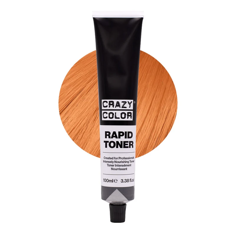 Crazy Color Rapid Toner 08 Blazing Copper 100ml - toner rapide