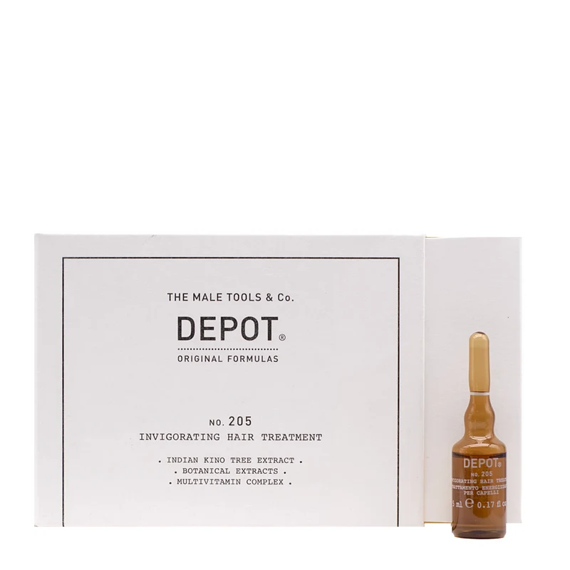 Depot Hair Treatments No. 205 Invigorating Hair Treatment 10x5ml - ampoules anti-chute
