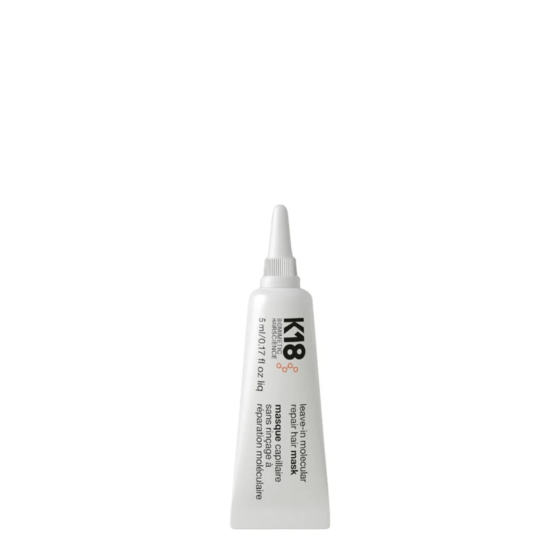K18 Molecular Repair Hair Mask 5ml - traitement sans rinçage pour cheveux abîmés