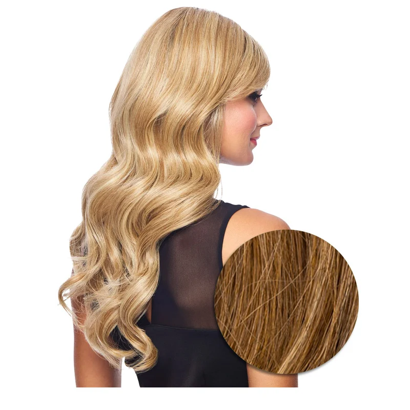Hairdo Wave Daze SS14/25 Blond Chaude avec Racine Marron - perruque coupe longue