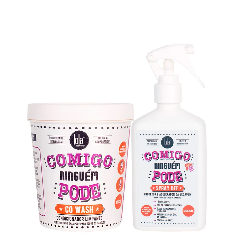 Lola From Rio Comigo Ninguém Pode Co Wash 450ml Spray Bff 250ml