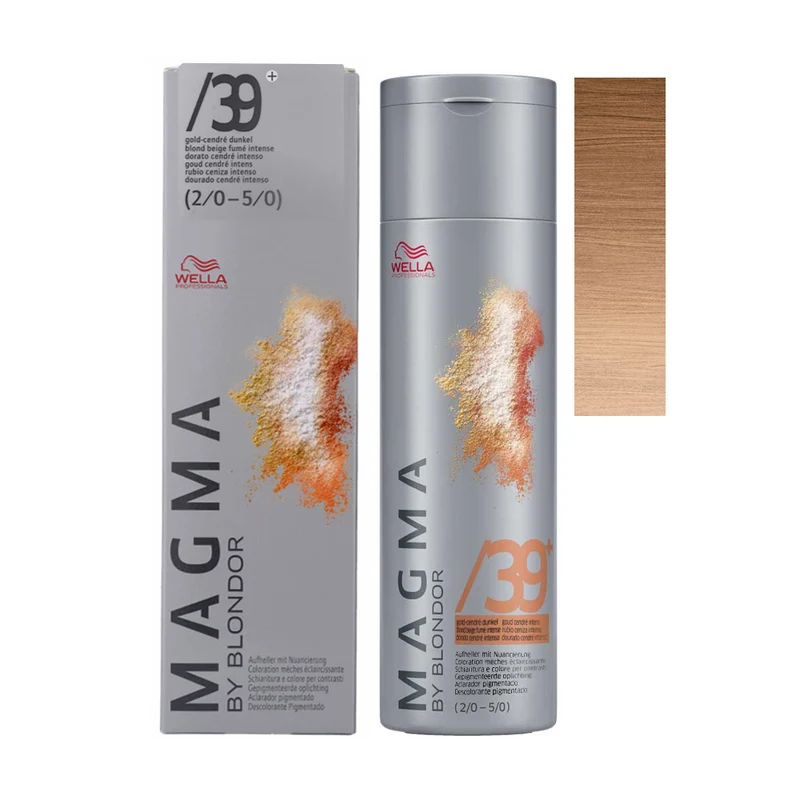 Wella Magma /39+ Doré Cendré Foncé 120g - décoloration des cheveux