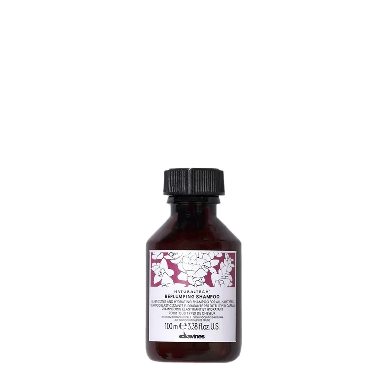 Davines Naturaltech Replumping Shampoo 100ml - shampoing élastifiant et hydratant