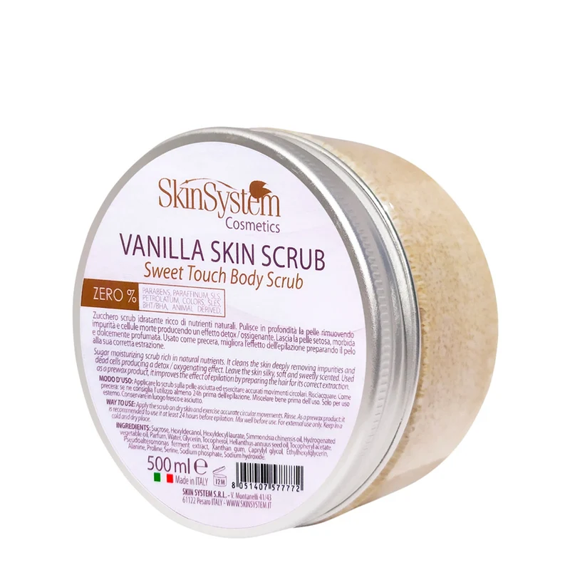 SkinSystem Vanilla Skin Scrub Sweet Touch Body Scrub 500ml - gommage hydratant