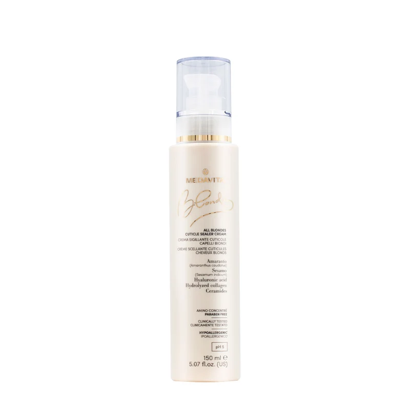 Medavita Blondie All Blondes Cuticle Sealer Cream 150ml - créme scellante cuticules cheveux blonds