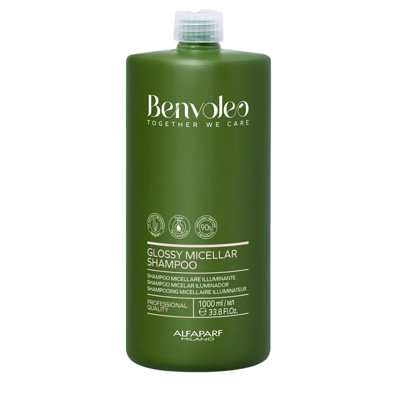 Alfaparf Milano Benvoleo Glossy Micellar Shampoo 1000ml - shampooing micellaire brillant