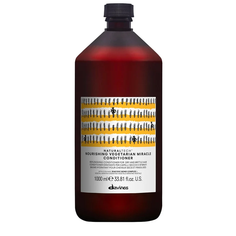 Davines Naturaltech Nourishing Vegetarian Miracle Conditioner 1000ml - Conditionneur restructurant