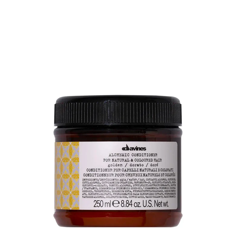 Davines Alchemic Conditioner Golden 250ml - après-shampooing doré pour cheveux blond doré et miel