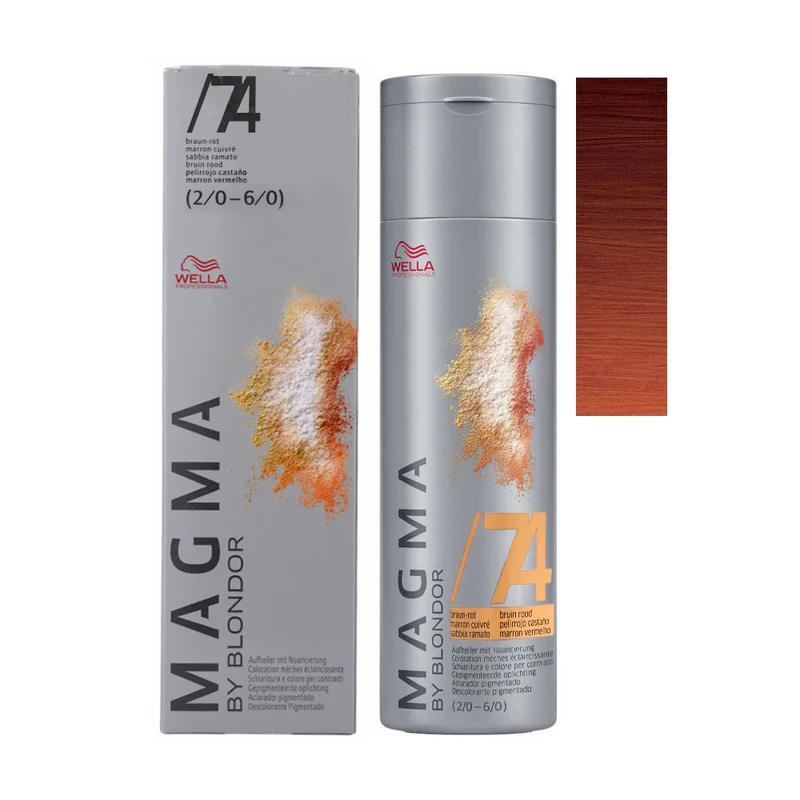Wella Magma /74 Sable Cuivré 120g - décoloration des cheveux