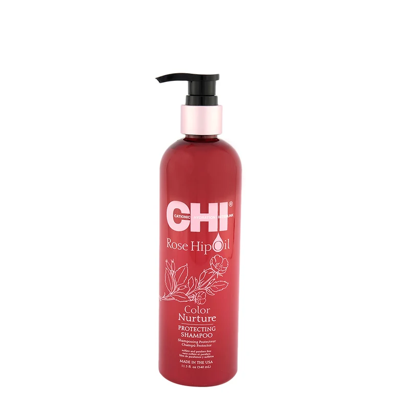 CHI Rose Hip Oil Protecting Shampoo 340ml - shampooing protecteur