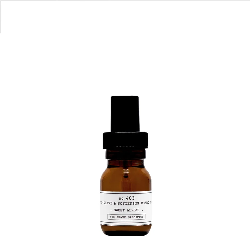 Depot Shave Specifics No.403 Pre Shave & Softening Beard Oil Sweet Almond 30ml - huile de pré-rasage