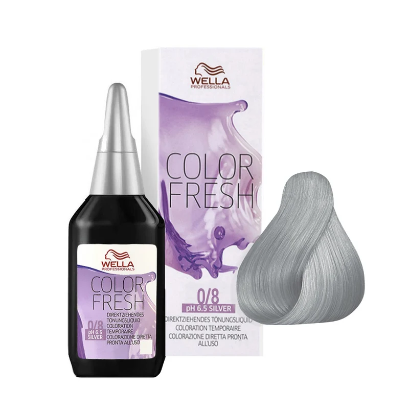Wella Color Fresh 0/8 Silver 75ml - rehausseur de couleur sans ammoniac