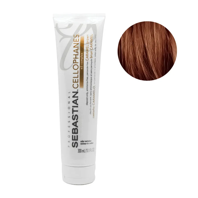 Sebastian Cellophanes Caramel Brown 300ml - masque sublimateur de reflets