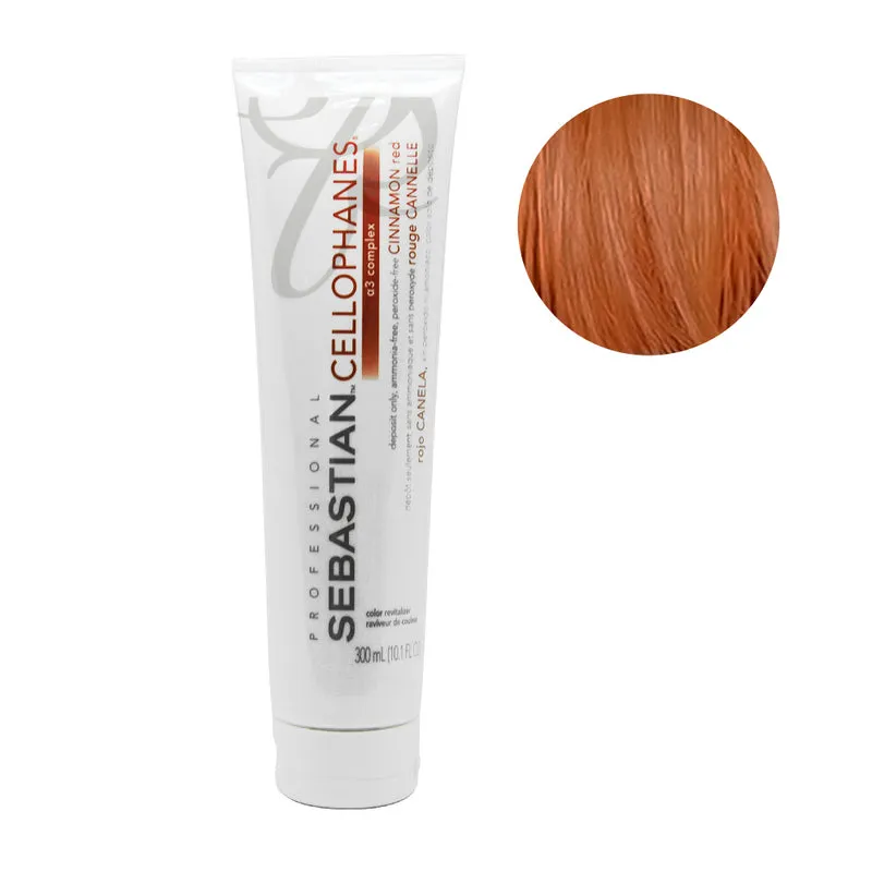 Sebastian Cellophanes Cinnamon Red 300ml - masque colorant restructurant