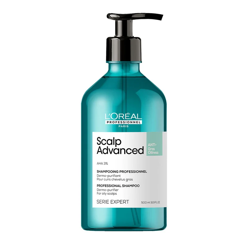L'Oreal Professionnel Paris Scalp Advanced Anti-Oiliness Shampoo 500ml - shampooing séborégulateur